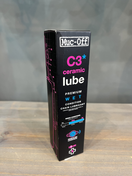 Велохимия Смазка для цепи с керамикой Muc-Off C3 Wet Ceramic Lube 120мл (влажная погода) 870 Артикул 