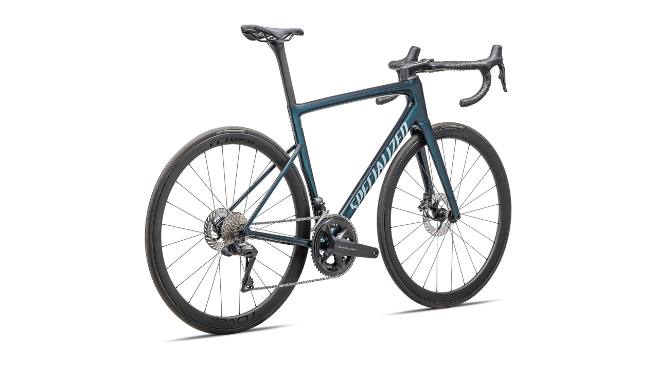 Шоссейные велосипеды Specialized Tarmac SL8 Expert - Ultegra Di2 2025 Gloss Deep Lake Metallic / Green Pearl Over Seafoam Артикул 94925-3256, 94925-3244, 94925-3252, 94925-3261, 94925-3249, 94925-3254, 94925-3258