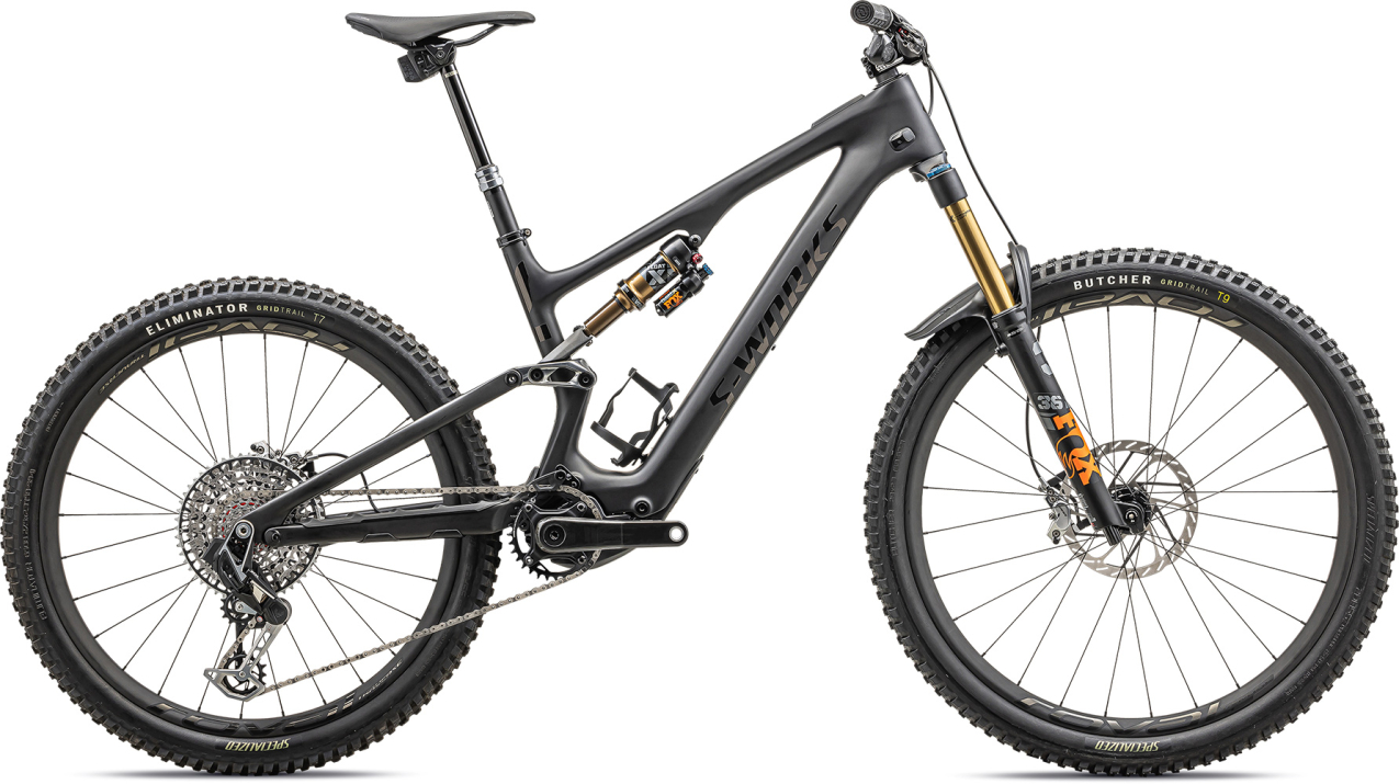 TURBO LEVO - лучшее из возможного! Specialized S-Works Levo SL Carbon 2023 Satin Carbon / Brushed Black Chrome Foil / Silver Dust Артикул 96822-0101, 96822-0106, 96822-0105, 96822-0104, 96822-0102, 96822-0103