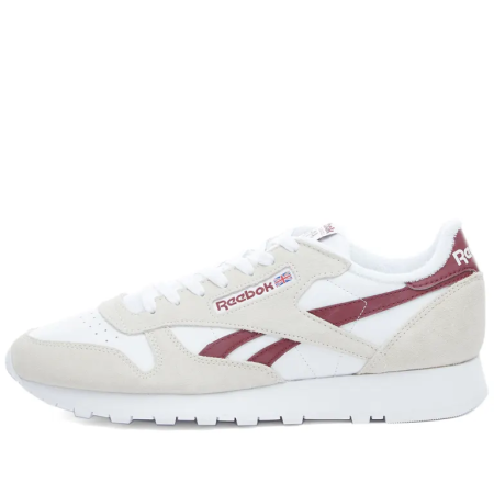 Кроссовки Кроссовки Reebok Classic Leather classic burgundy/classic burgundy/ftwr white Артикул GX874911, GX87498.5, GX87499.5, GX874910.5, GX87495, GX874911.5