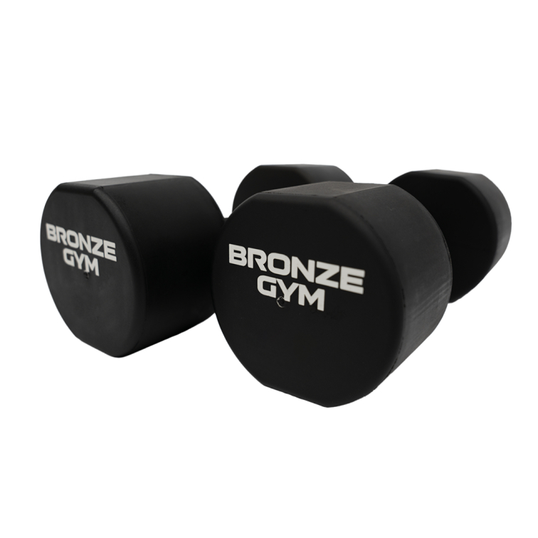 Гантели Набор термополиуретановых гантелей BRONZE GYM, 1-10 кг - 10 пар, шаг 1 кг Артикул 