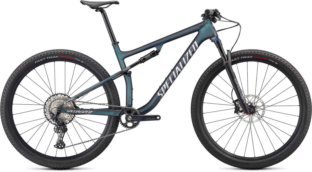 Купить Specialized Epic Comp 2021 Satin Carbon / Oil Chameleon/Flake Silver Артикул 97620-5103, 97620-5101, 97620-5102, 97620-5104, 97620-5105