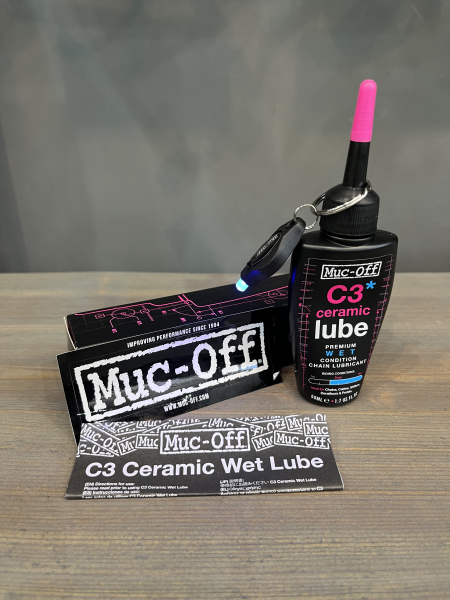 Велохимия Смазка для цепи с керамикой Muc-Off C3 Wet Ceramic Lube 50мл (влажная погода) 869 Артикул 