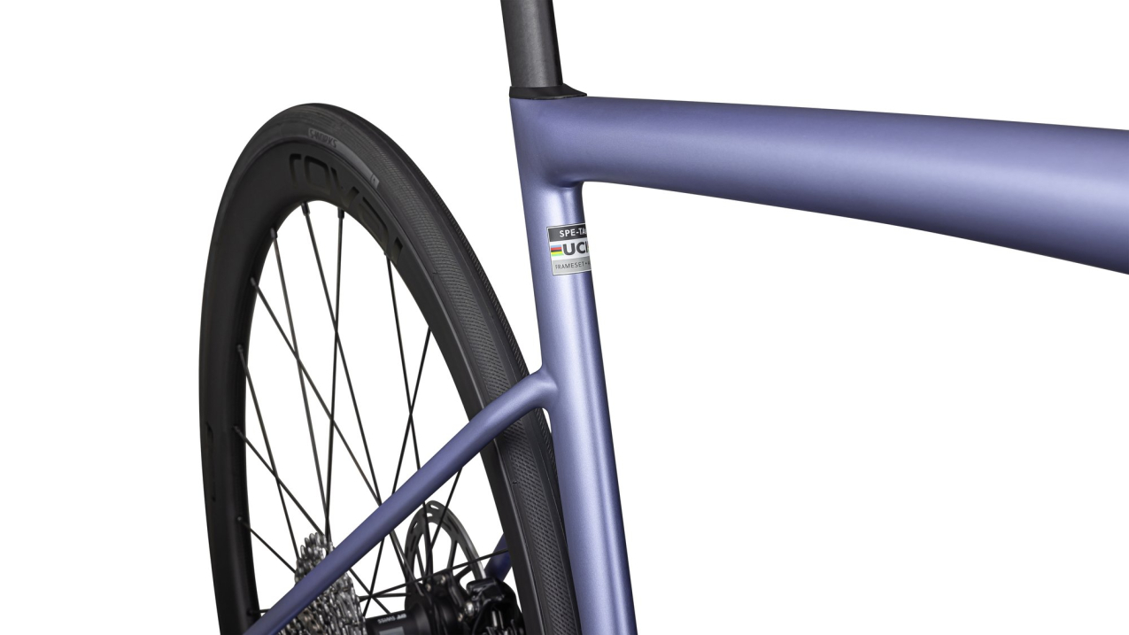 Шоссейные велосипеды Specialized Tarmac SL8 Expert 2024 Satin Powder Indigo Tint Over Silver Dust / White Артикул 94924-3254, 94924-3261, 94924-3244, 94924-3252, 94924-3258, 94924-3249, 94924-3256