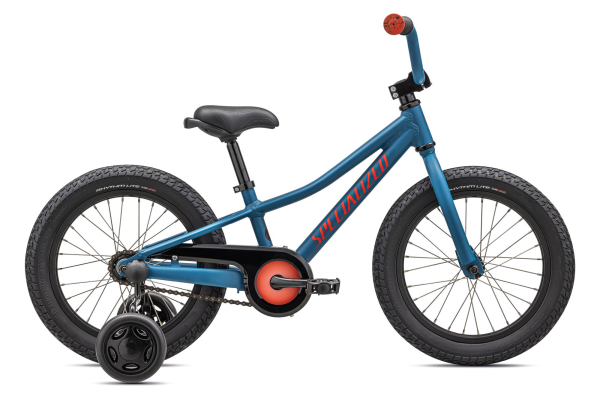 Для мальчиков с 3-х до 5-ти лет Specialized Riprock 16 2024 Satin Mystic Blue / Fiery Red Артикул 96523-4116