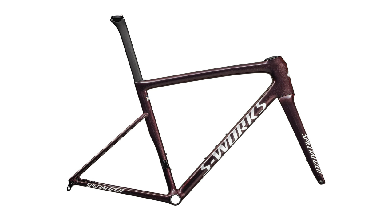 Рамы шоссе, гревел рама Specialized S-Works Tarmac SL8 2025 Gloss Solidity / Red To Black Pearl / Metallic White Артикул 74925-0456, 74925-0449, 74925-0452, 74925-0458, 74925-0454, 74925-0461, 74925-0444
