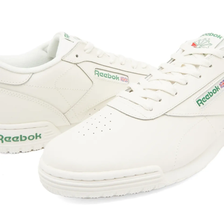 Кроссовки Кроссовки Reebok Reebok Exofit Lo Clean Logo chalk/vector red/glen green Артикул GZ976412.5, GZ976410, GZ97645.5, GZ976411.5, GZ97647, GZ976410.5, GZ97649.5, GZ97649, GZ97646.5, GZ97647.5, GZ97646