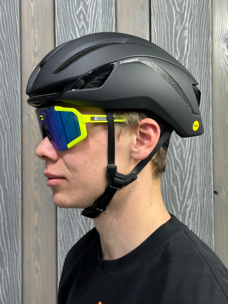 Очки Очки спортивные Scicon AeroScope оправа Yellow Fluo линза SCNPP Multimirror Blue + Clear Артикул 