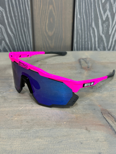 Очки Очки спортивные Scicon AeroShade Kunken оправа Pink Fluo линза SCNPP Multimirror Blue + Pink Артикул 