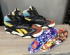 Кроссовки Кроссовки Reebok SHAQ ATTAQ core black/dark sable/luxe blue Артикул HR06038, HR06038.5, HR06036.5, HR06039, HR06037.5, HR06037