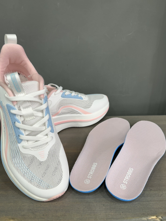 Кроссовки Кроссовки женские Strobbs F7639-6 белый-розовый Артикул F7639-6-37, F7639-6-40, F7639-6-36, F7639-6-38, F7639-6-39