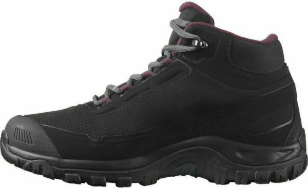 Зимняя обувь Ботинки женские Salomon Shelter Climasalomon Black / Ebony / Wine Tasting Артикул L41110524, L41110525, L41110523, L41110527, L41110528, L41110526