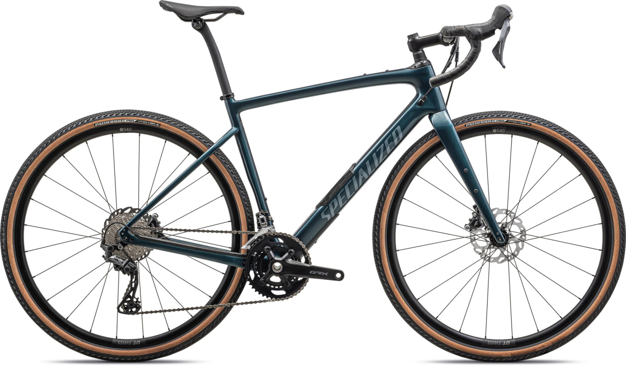 Гравийные велосипеды, комфорт плюс Specialized Diverge Comp Carbon 2023 Gloss Metallic Deep Lake Granite/Pearl Артикул 95423-5449, 95423-5452, 95423-5454, 95423-5461, 95423-5456, 95423-5458