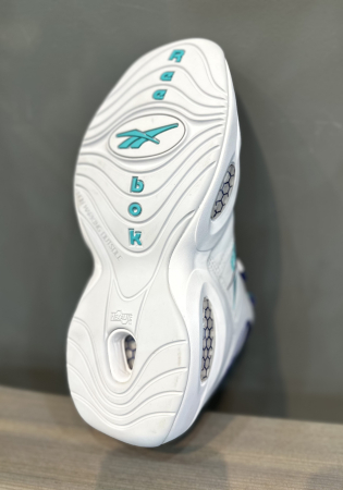 Кроссовки Кроссовки Reebok Question Mid cold grey 1/bold purple/classic teal Артикул GW88539.5, GW88538, GW885310, GW885311, GW885311.5, GW88539, GW88538.5, GW885310.5, GW885312