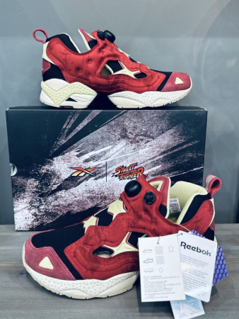 Кроссовки Кроссовки Reebok Instapump Fury 95 Street Fighter rich magma/sulfur dust/core black Артикул GZ95416, GZ95416.5, GZ954113, GZ954111, GZ954111.5, GZ95417.5, GZ954112, GZ95417, GZ954110, GZ954110.5, GZ95419.5, GZ954114.5, GZ95418.5, GZ95418, GZ95419, GZ95415.5, GZ95414.5, GZ95415