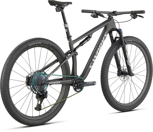 S-WORKS горные велосипеды Specialized S-Works Epic 2022 Carbon / Blue Murano Pearl / Gloss Chrome Foil Logos Артикул 90322-0002, 90322-0003, 90322-0004, 90322-0005