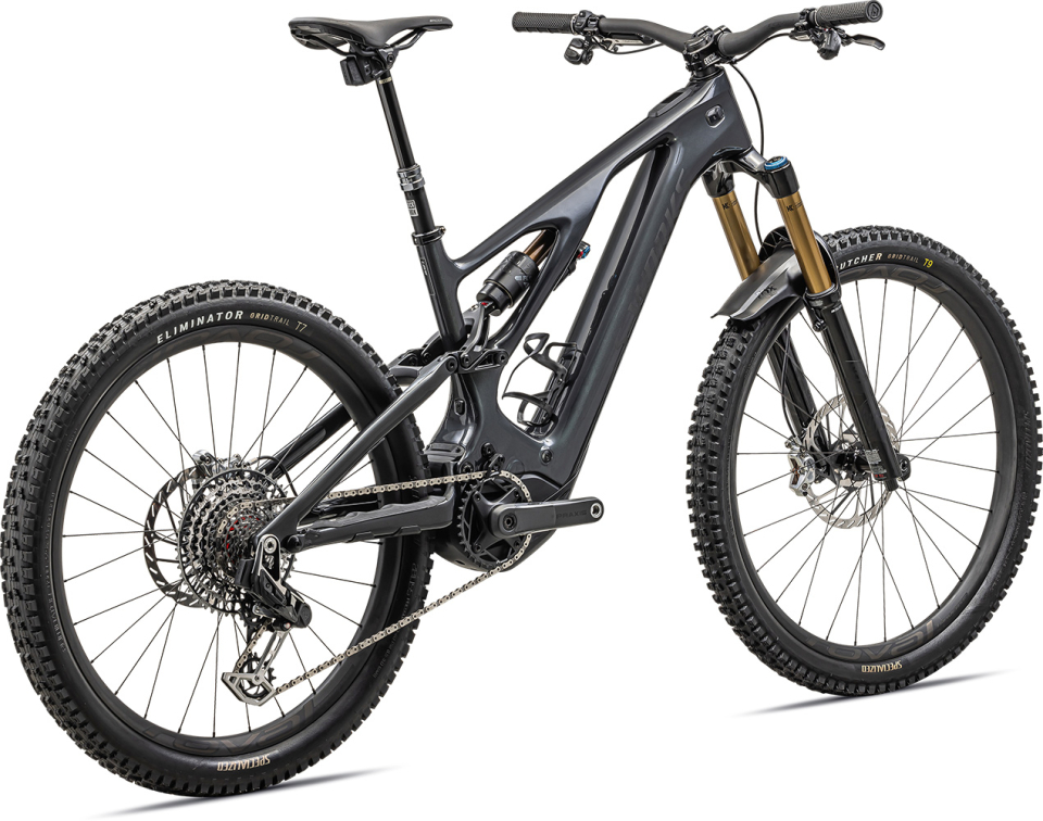 TURBO LEVO - лучшее из возможного! Specialized S-Works Levo Carbon 2023 Gloss Black Liquid Metal / Satin Black Chrome Foil Артикул 95223-0805, 95223-0806, 95223-0804, 95223-0803, 95223-0802