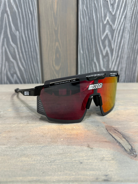 Очки спортивные Scicon AeroWatt оправа Black Gloss линза SCNPP Multimirror Red