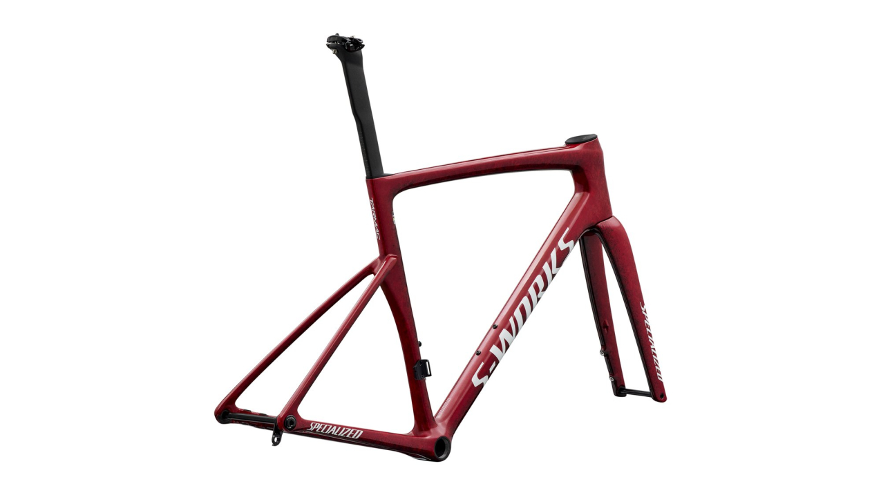 S-WORKS велосипеды шоссе рама Specialized S-Works Tarmac SL9 FRMSET 2027 Gloss Vivid Red / Tarmac Black / White Silver Metall Артикул 74927-0649, 74927-0654, 74927-0658, 74927-0661, 74927-0656, 74927-0652