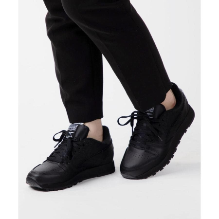 Кроссовки Кроссовки Reebok Maison Margiela Project 0 Classic Leather Memory Of black/ftwr white/black Артикул GW501413, GW50145, GW501410, GW50145.5, GW50149.5, GW50148, GW501411, GW50146.5, GW50149, GW50148.5, GW501410.5, GW50147.5, GW50147, GW50146