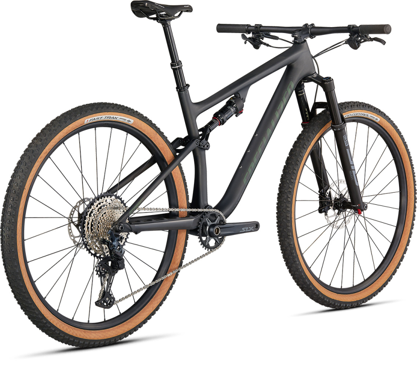 Купить Specialized Epic Evo Comp 2021 Satin Carbon / Oak Green Metallic Артикул 94820-5004, 94820-5003, 94820-5005, 94820-5002