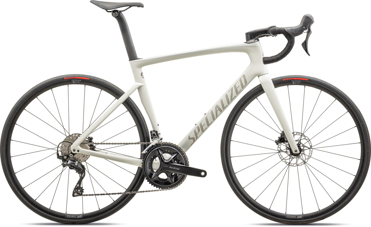Шоссейные велосипеды Specialized Tarmac SL7 Sport 2023 Gloss Dune White / 10% Chaos Pearl Артикул 90623-6154, 90623-6152, 90623-6158, 90623-6149, 90623-6144, 90623-6156, 90623-6161