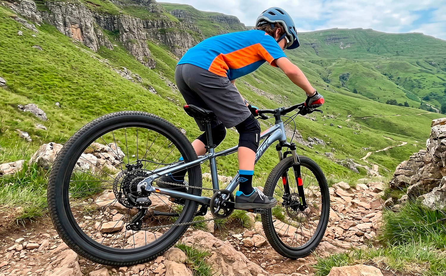 Silverback Spyke 24 D 1 Boy 2026 Matt Xenon Grey/Matt Orange