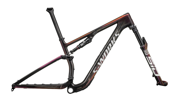 рама specialized s-works epic 8 frameset 2024 gloss carbon/metallic vivid pink/viavi magenta gold...