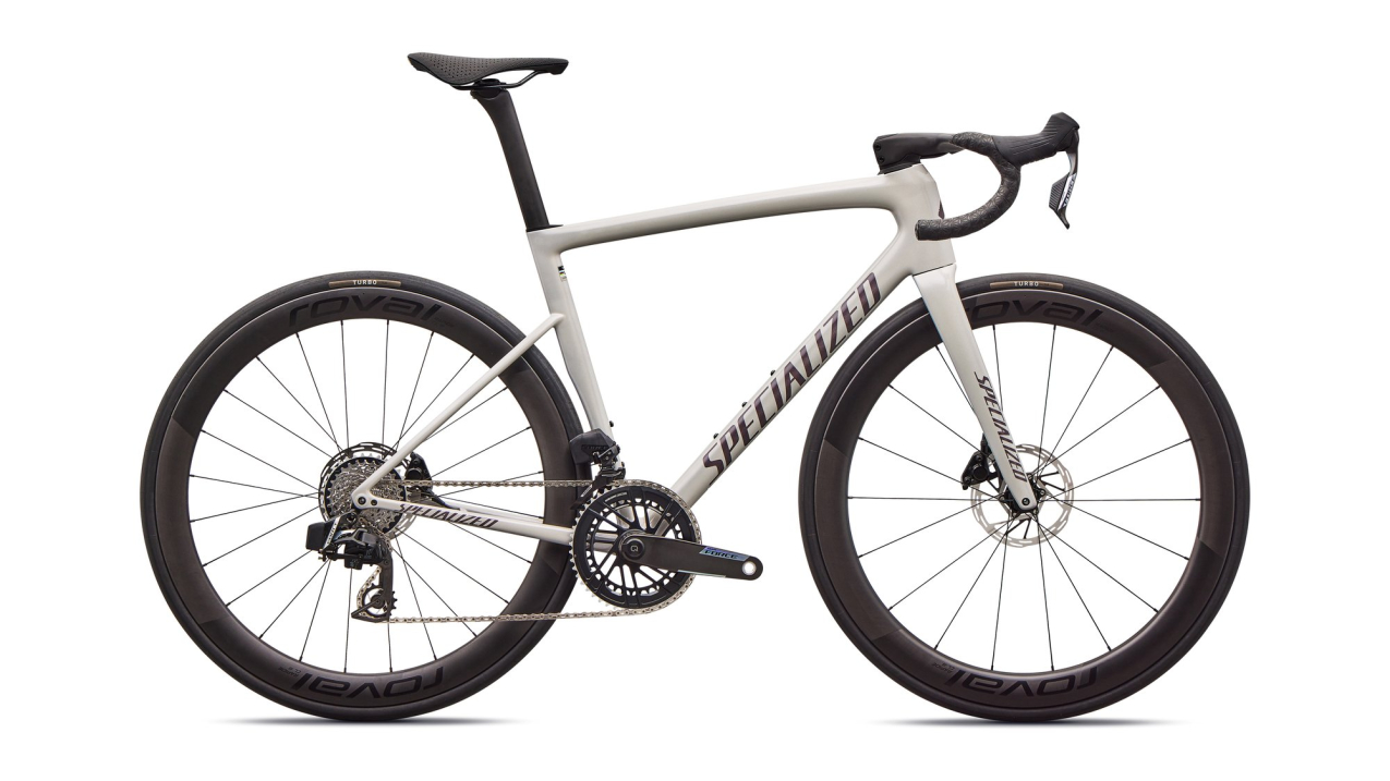 Шоссейные велосипеды Specialized Tarmac SL8 Pro - Sram Force AXS  2026 Gloss Dolomite Metallic / Nebula Metallic Артикул 94926-1152, 94926-1158, 94926-1156, 94926-1154, 94926-1149, 94926-1161, 94926-1144