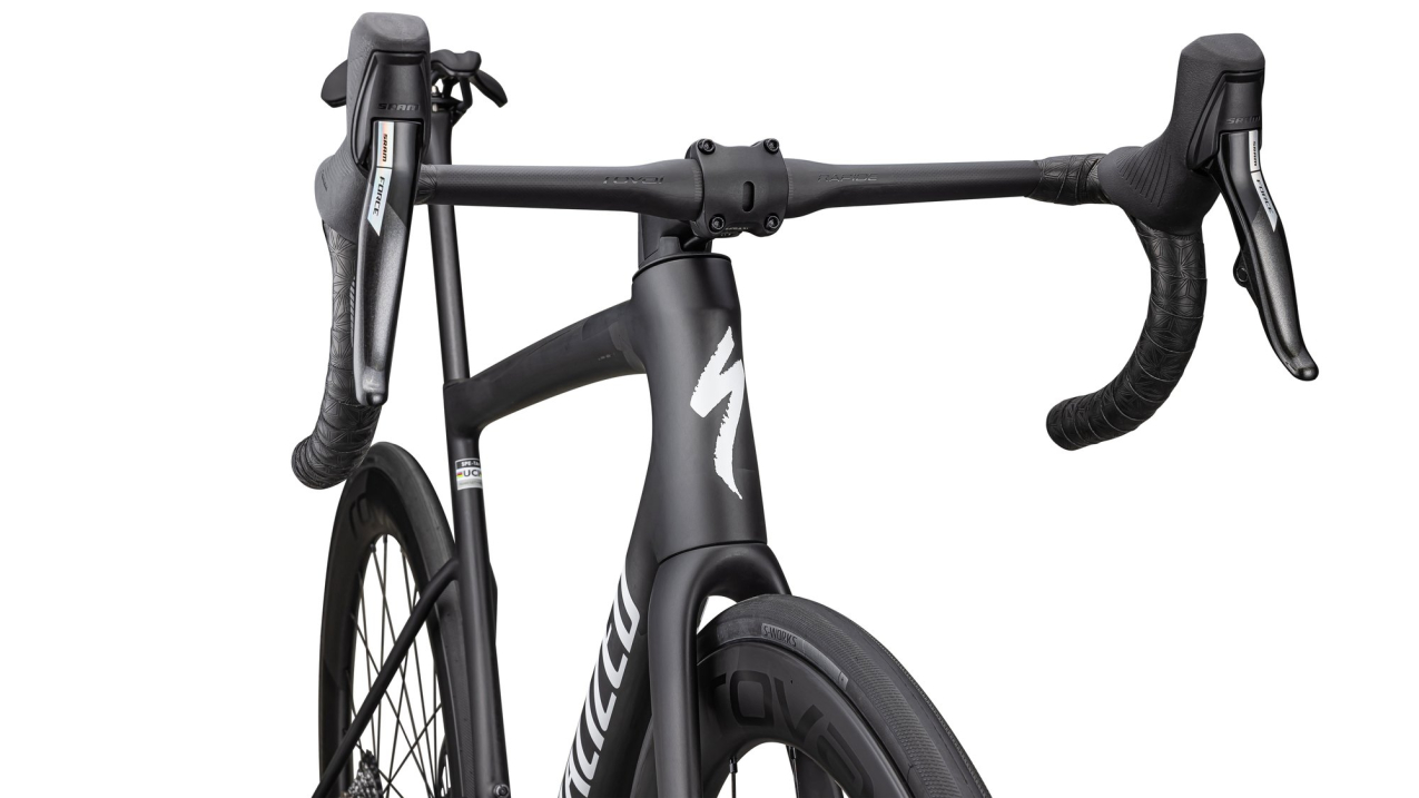 Шоссейные велосипеды Specialized Tarmac SL8 Pro - SRAM Force eTap AXS 2024 Satin Carbon / Metallic White Silver Артикул 94924-1054, 94924-1056, 94924-1044, 94924-1058, 94924-1049, 94924-1052, 94924-1061