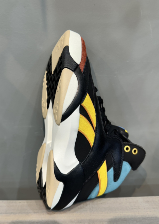 Кроссовки Кроссовки Reebok SHAQ ATTAQ core black/dark sable/luxe blue Артикул HR06038, HR06038.5, HR06036.5, HR06039, HR06037.5, HR06037