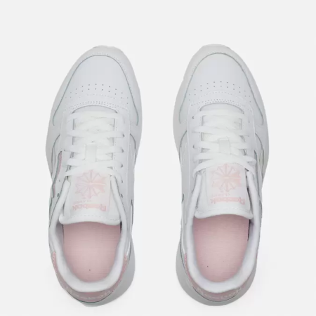 Кроссовки Кроссовки женские Reebok Classic Leather SP ftwr white/ftwr white/porcelain pink Артикул GX86899, GX86896, GX86895, GX86895.5, GX86898, GX86898.5, GX86896.5, GX86897.5, GX86897