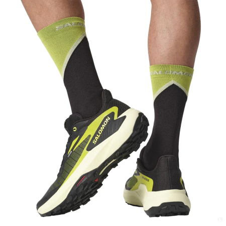 Кроссовки Кроссовки Salomon Genesis Black/Sulphur Spring/Transparent Yellow Артикул L47443135, L47443134, L47443132, L47443129, L47443133, L47443131, L47443130
