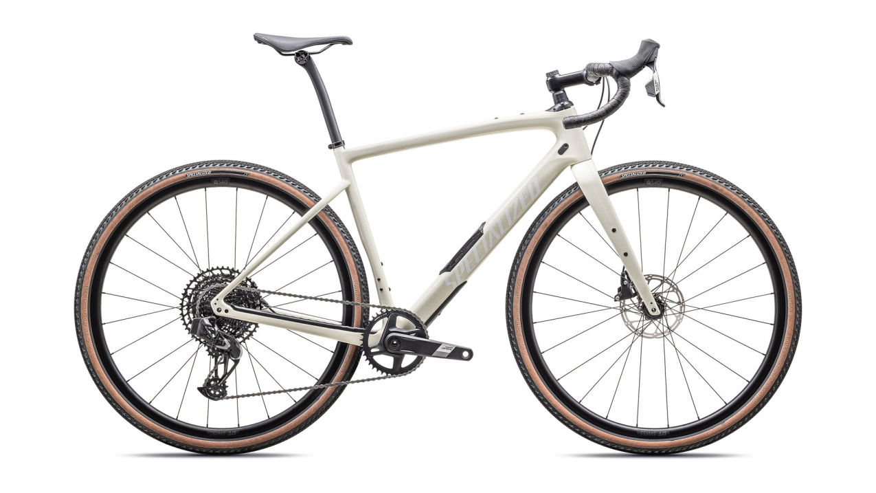 Гравийные велосипеды, комфорт плюс Specialized Diverge Comp Carbon 2025 Gloss Birch / White Артикул 95425-5056, 95425-5054, 95425-5058, 95425-5061, 95425-5049, 95425-5052