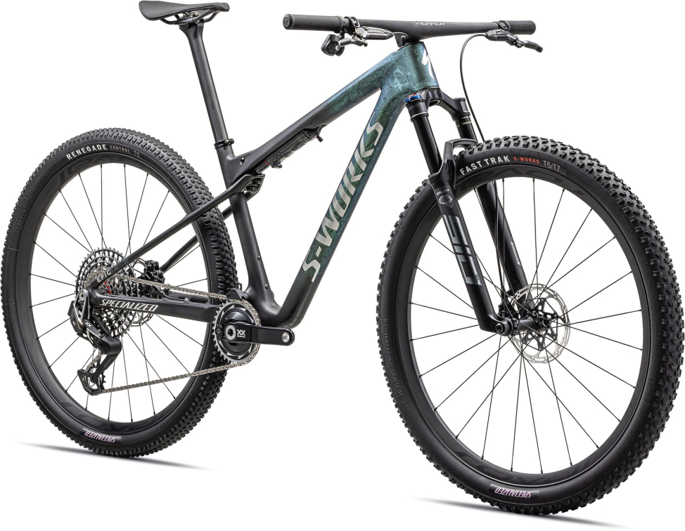 S-WORKS горные велосипеды Specialized S-Works Epic World Cup 2024 Satin Chameleon Lapis Tint Granite / Brushed Chrome Артикул 93123-0103, 93123-0104, 93123-0105, 93123-0102