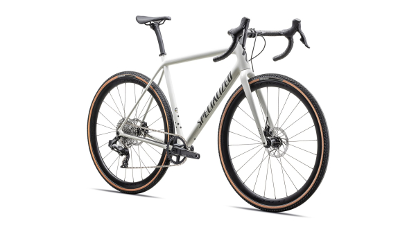 Specialized Crux Expert Sram Rival eTap AXS 2025 Gloss Dune White / Smoke Liquid Metal