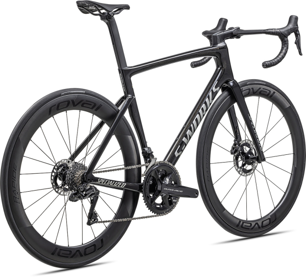 S-WORKS велосипеды шоссе Specialized S-Works Tarmac SL7 Dura-Ace Di2 2023 Gloss Black Pearl Granite Over Carbon / Chrome Артикул 90623-0054, 90623-0049, 90623-0058, 90623-0056, 90623-0052, 90623-0061, 90623-0044