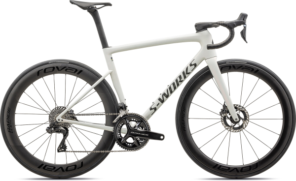 Specialized S-Works Tarmac SL8 - Shimano Dura-Ace Di2 Satin Fog Tint / Green Ghost Pearl / Red Ghost