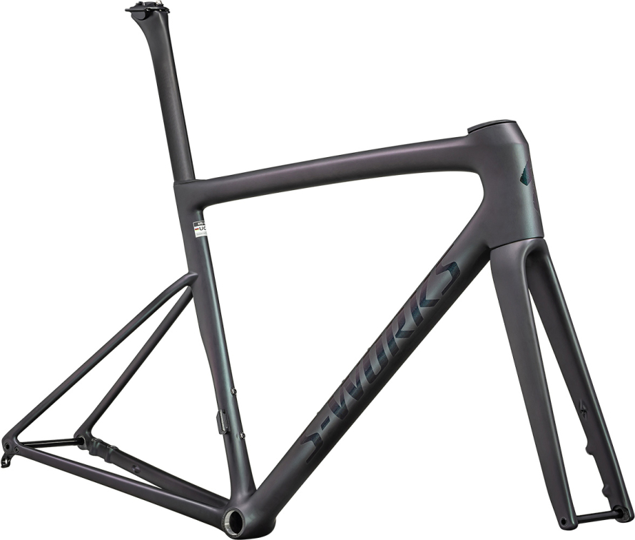 Рамы шоссе, гревел рама Specialized S-Works Tarmac SL8 2024 Satin Carbon/Black Tint Over Chameleon Blend/Supernova Артикул 74924-0652, 74924-0649, 74924-0661, 74924-0654, 74924-0644, 74924-0656, 74924-0658