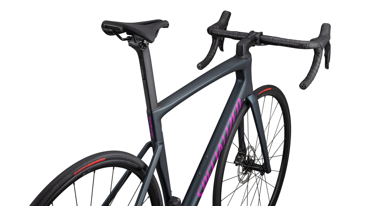Шоссейные велосипеды Specialized Tarmal SL7 Comp 105 Di2 2023 Satin Metallic Deep Lake/Purple Orchid Артикул 90623-5356, 90623-5354, 90623-5361, 90623-5349, 90623-5358, 90623-5344, 90623-5352